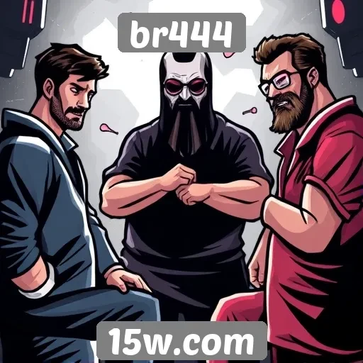 Desenvolvedores por trás dos jogos em br444